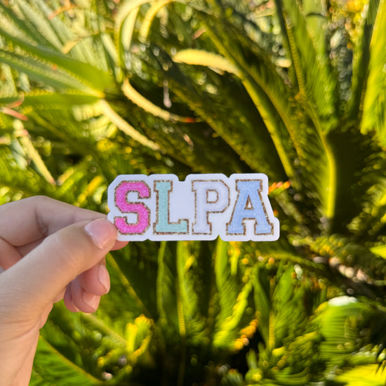 SLPA Glitter Patch Sticker