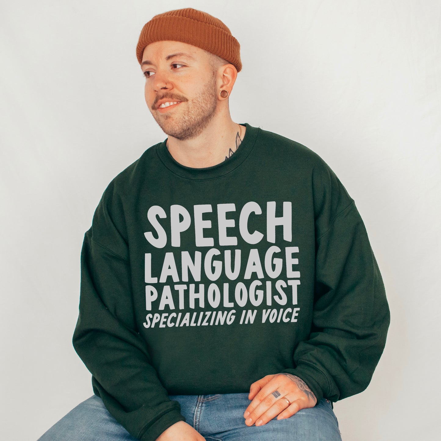Speech Language Pathologist Specializing in Voice Crewneck