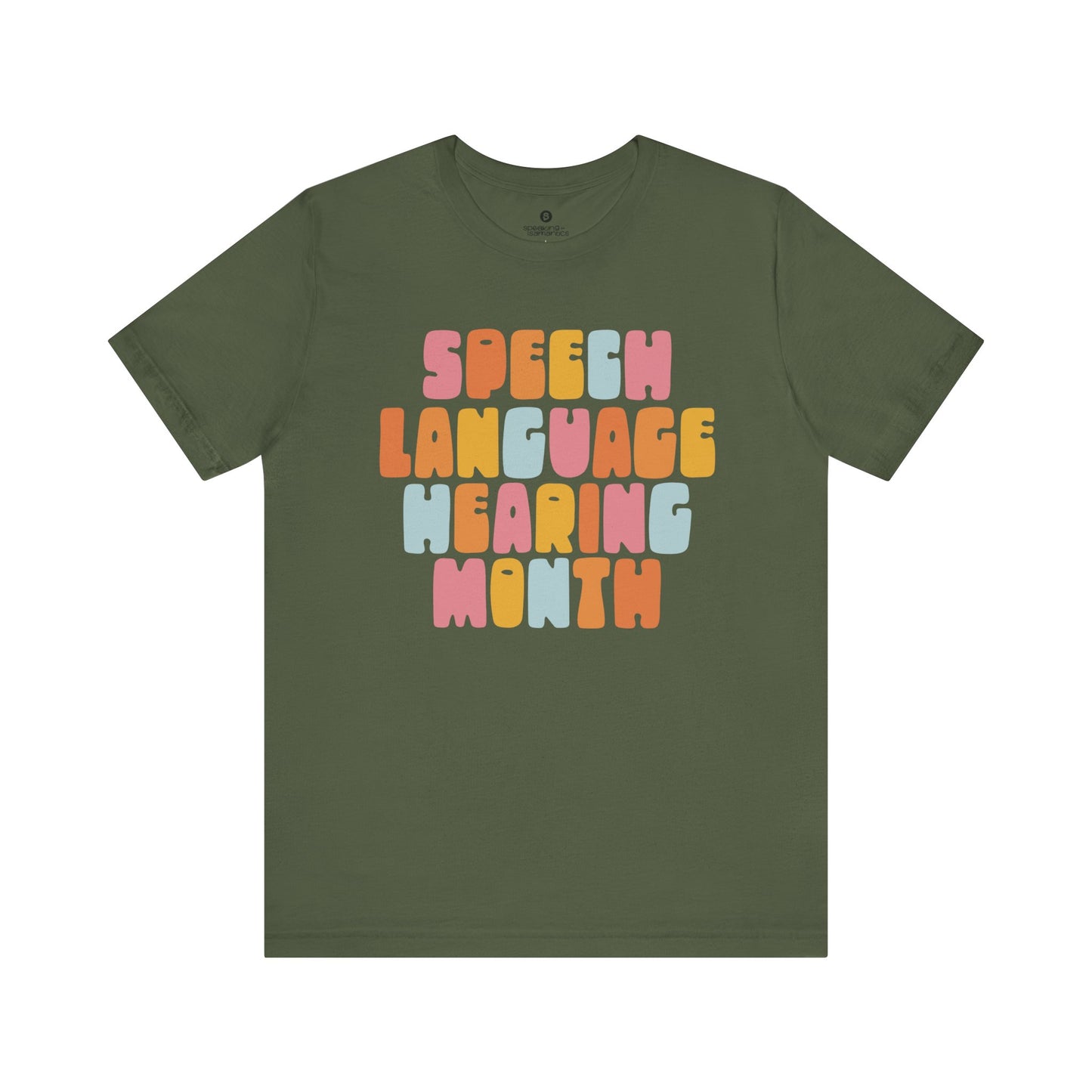 Speech Language Hearing Month Retro Tee