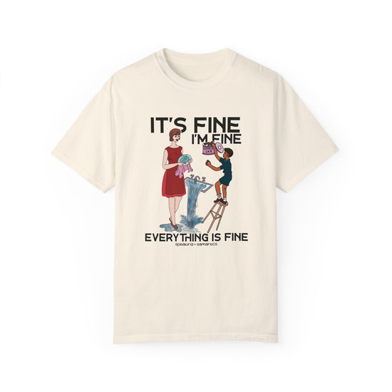 It's Fine I'm Fine Cookie Theft Tee