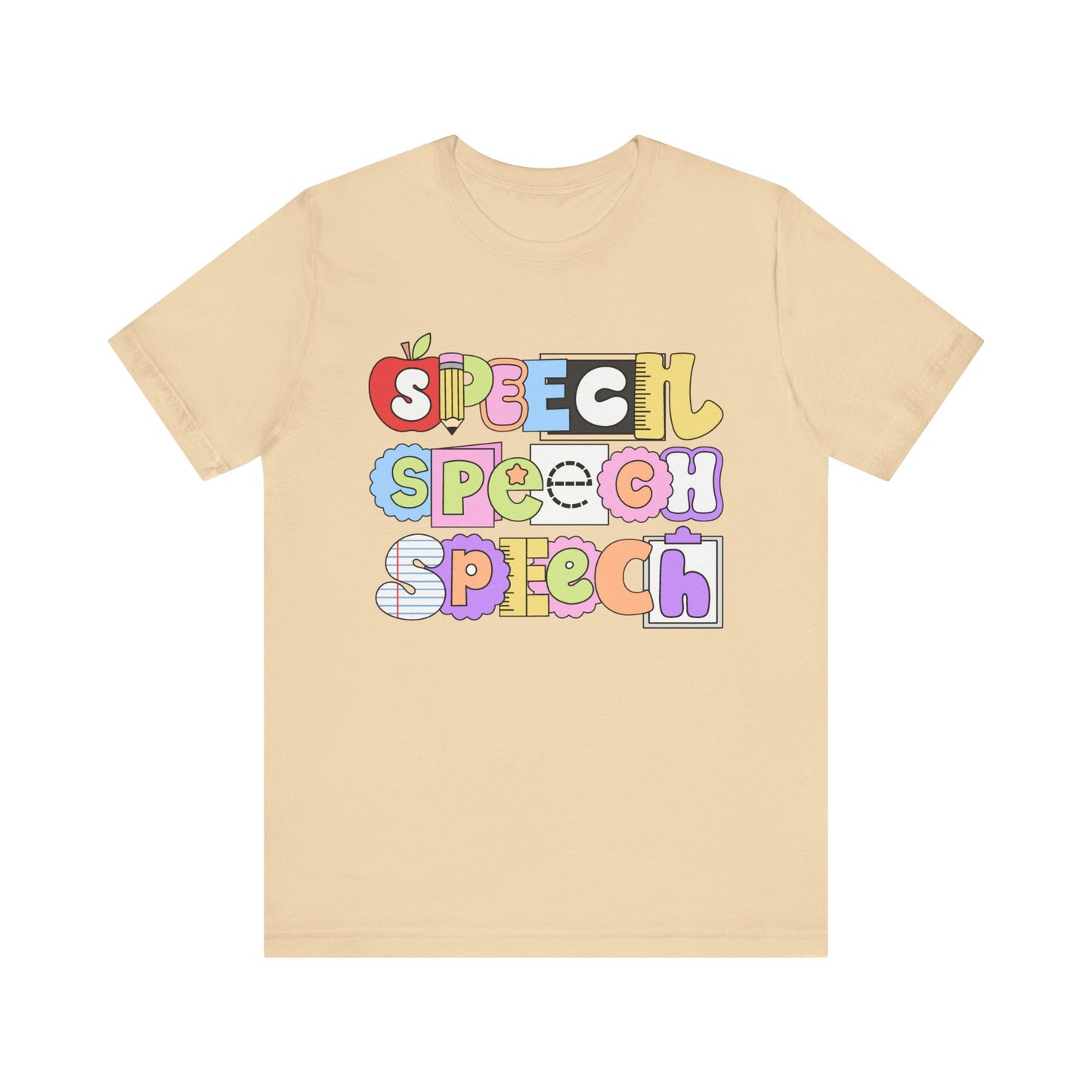 Speech Speech Speech School Tee