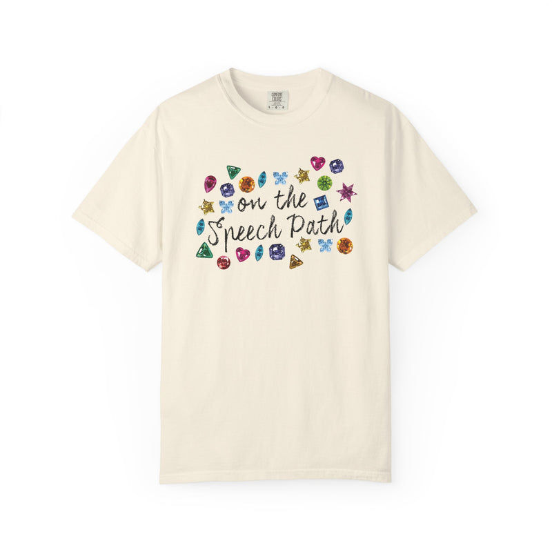 On The Speech Path Gem (Comfort Colors) Tee