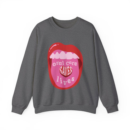 Load image into Gallery viewer, Oral Care Saves Lives Crewneck
