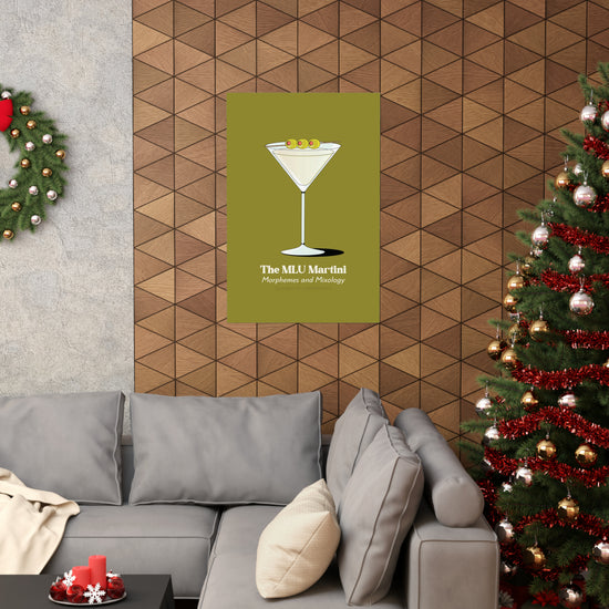 Load image into Gallery viewer, The MLU Martini Poster
