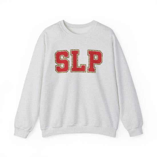 SLP Red Glitter (Printed) Patch Crewneck