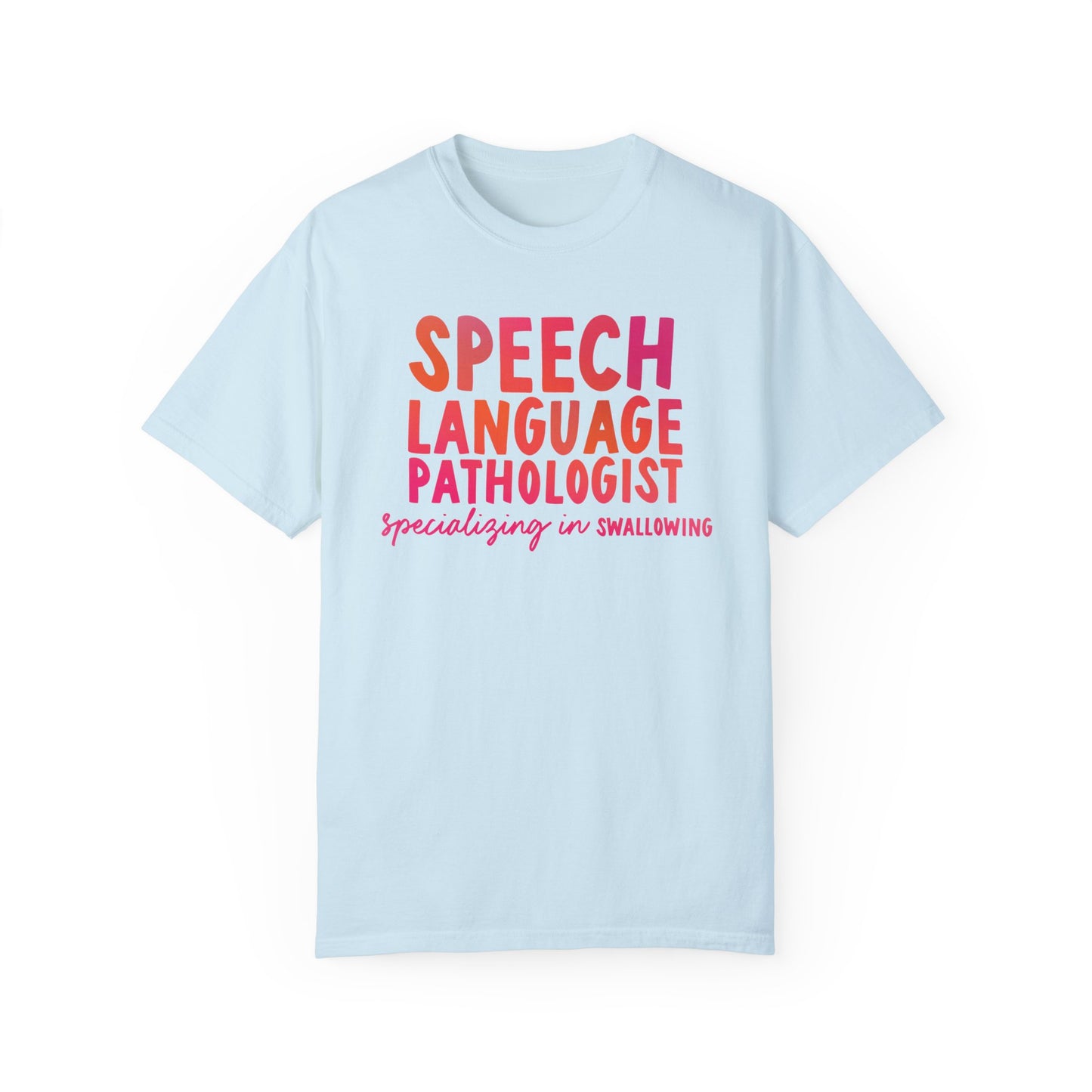 Speech Language Pathologist Specializing in Swallowing Tee