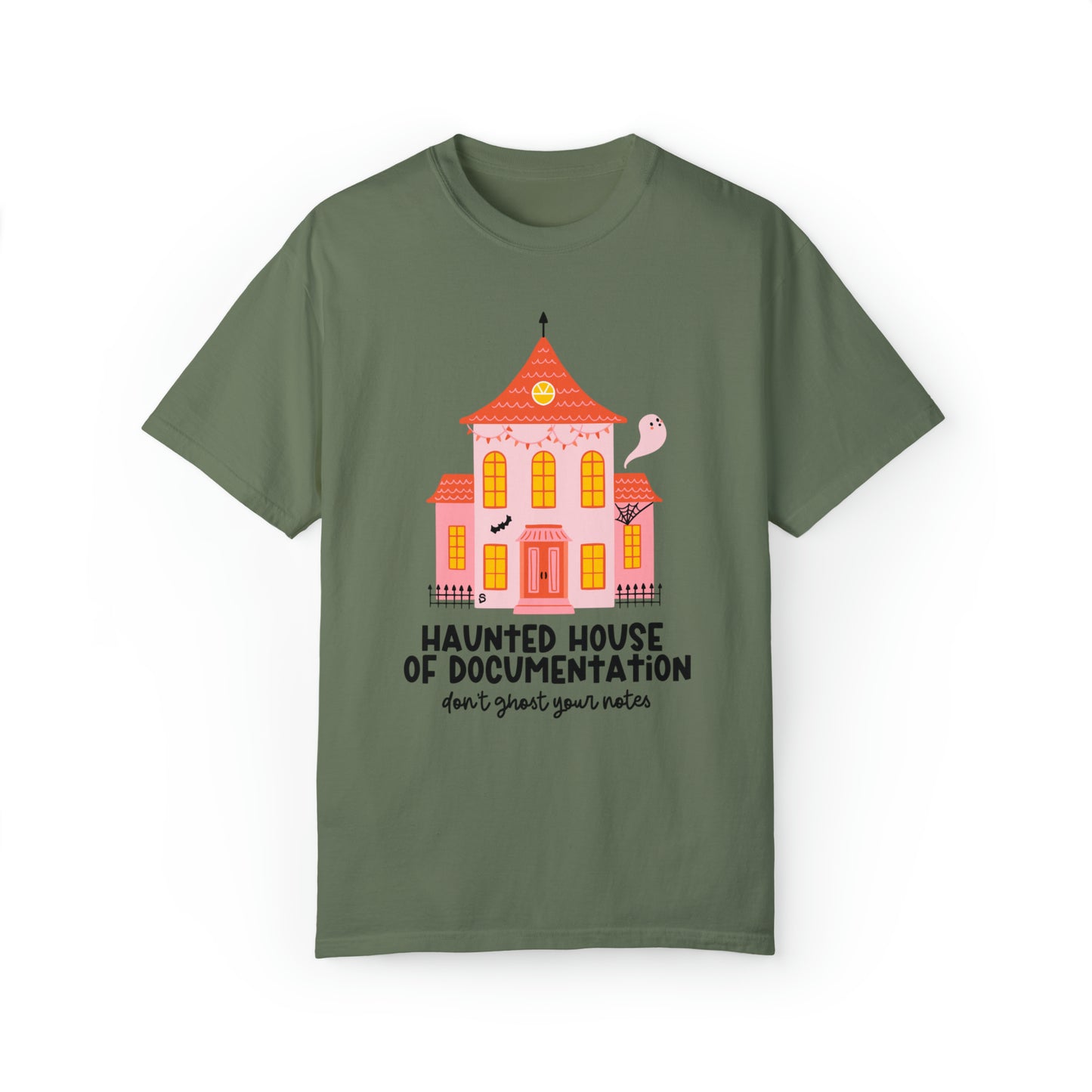 Load image into Gallery viewer, Haunted House of Documentation Tee
