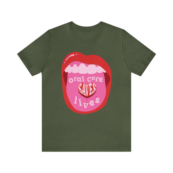 Load image into Gallery viewer, Oral Care Saves Lives Tee
