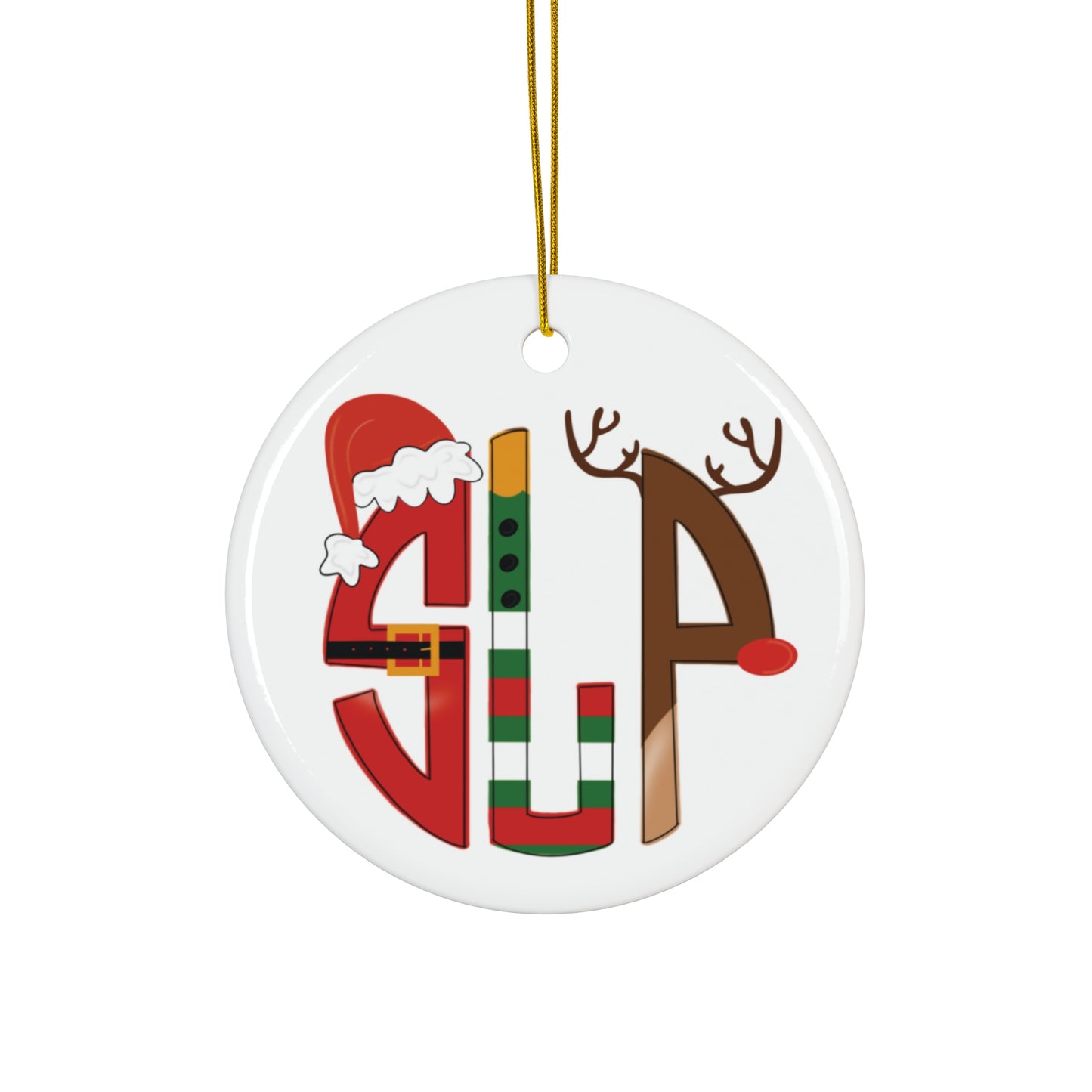 SLP Christmas Letters Ornament