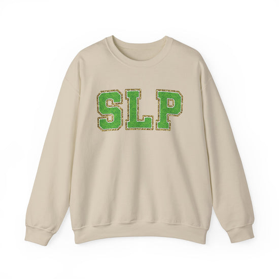 SLP Green Glitter (Printed) Patch Crewneck