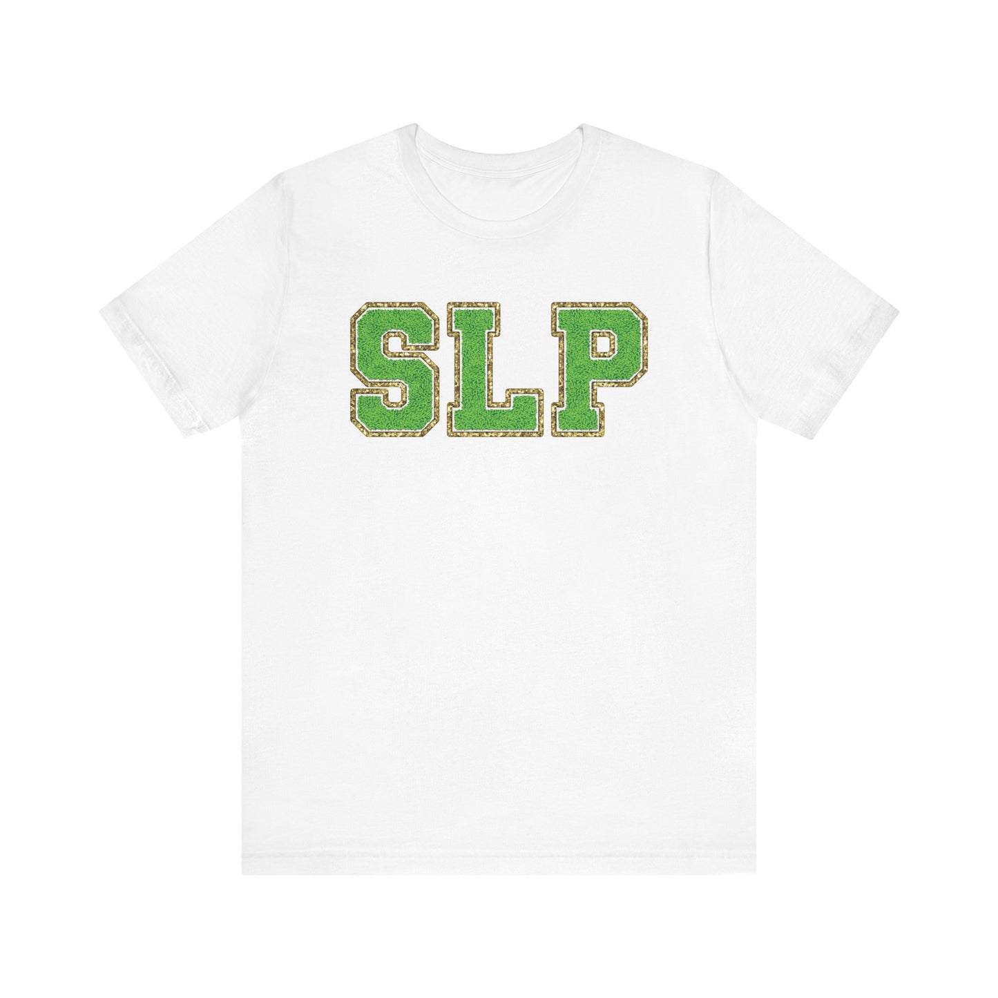 SLP Green Glitter (Printed) Patch Tee