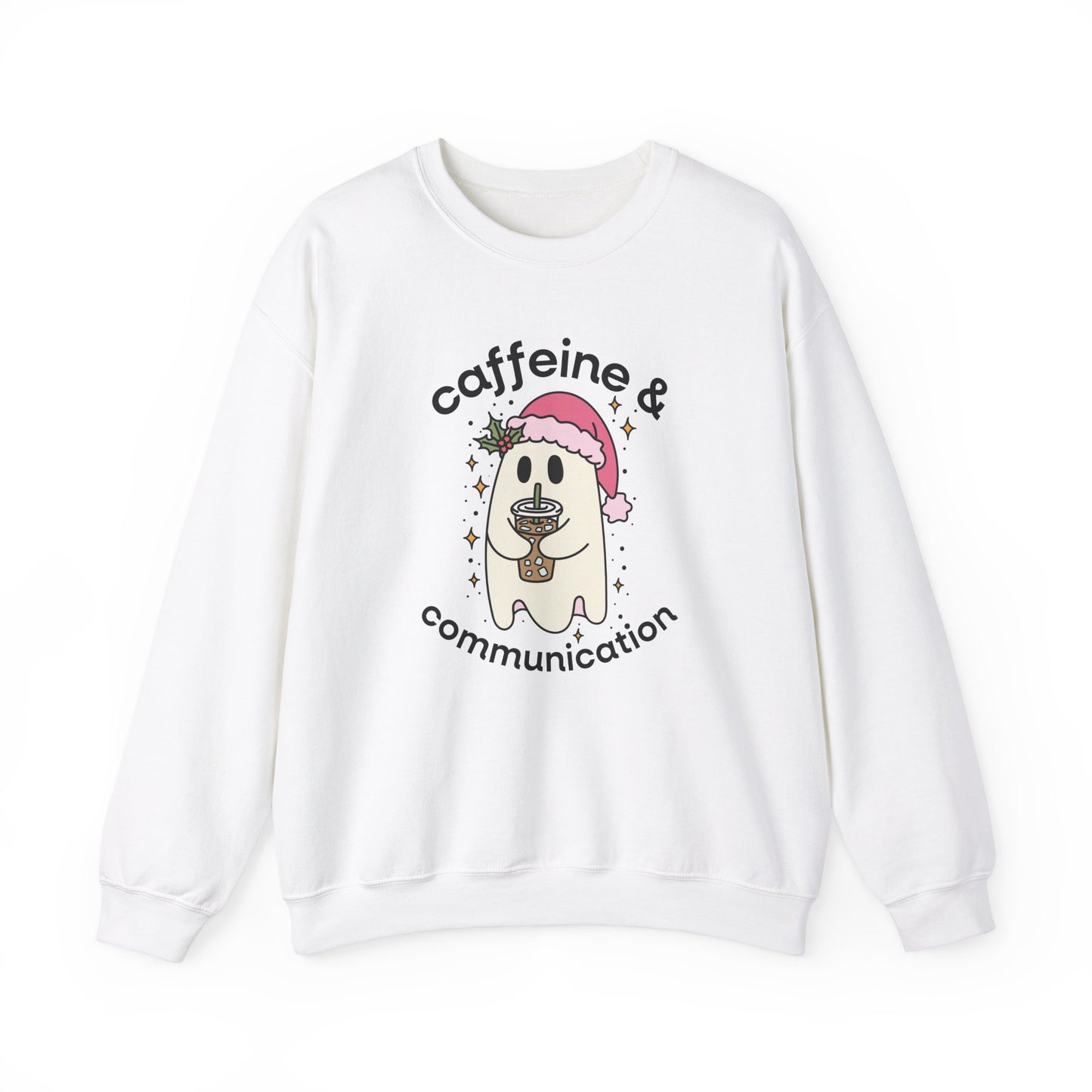 Caffeine and Communication Crewneck