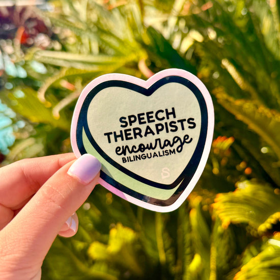 Speech Therapists Encourage Bilingualism Sticker