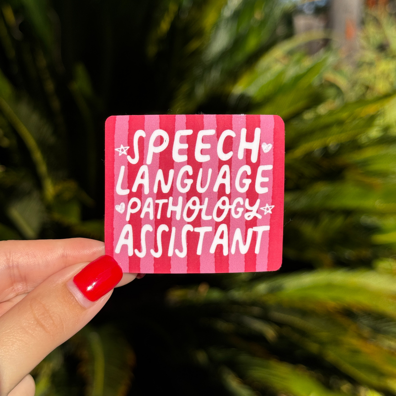 Speech Language Pathology Assistant SLPA Sticker