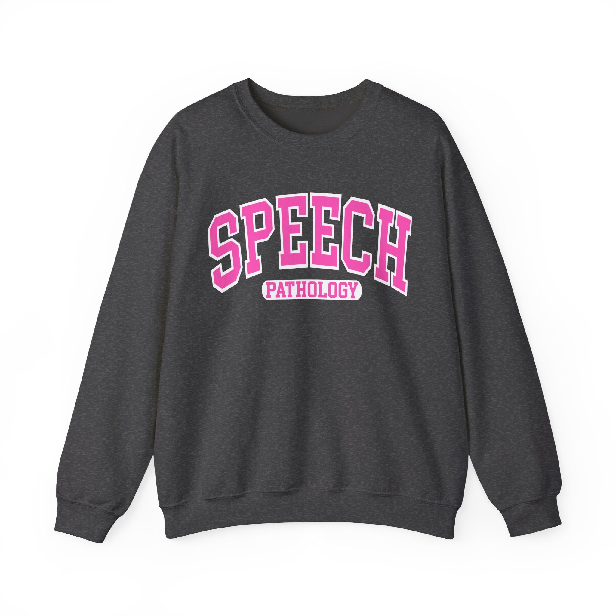 【GRAVER】24FW★ [UNISEX]SPEECH-TIME Sweatshirt Victory Lap Sweatshirt - White Sweatshirt – Left On Friday