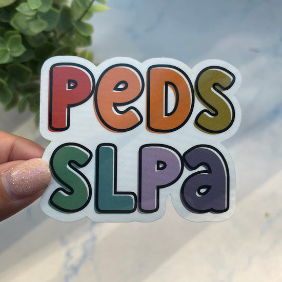 Peds SLPA Sticker