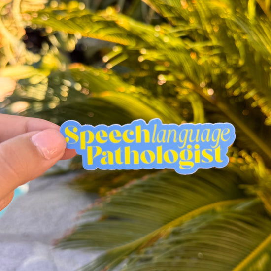 Speech Language Pathologist Sticker