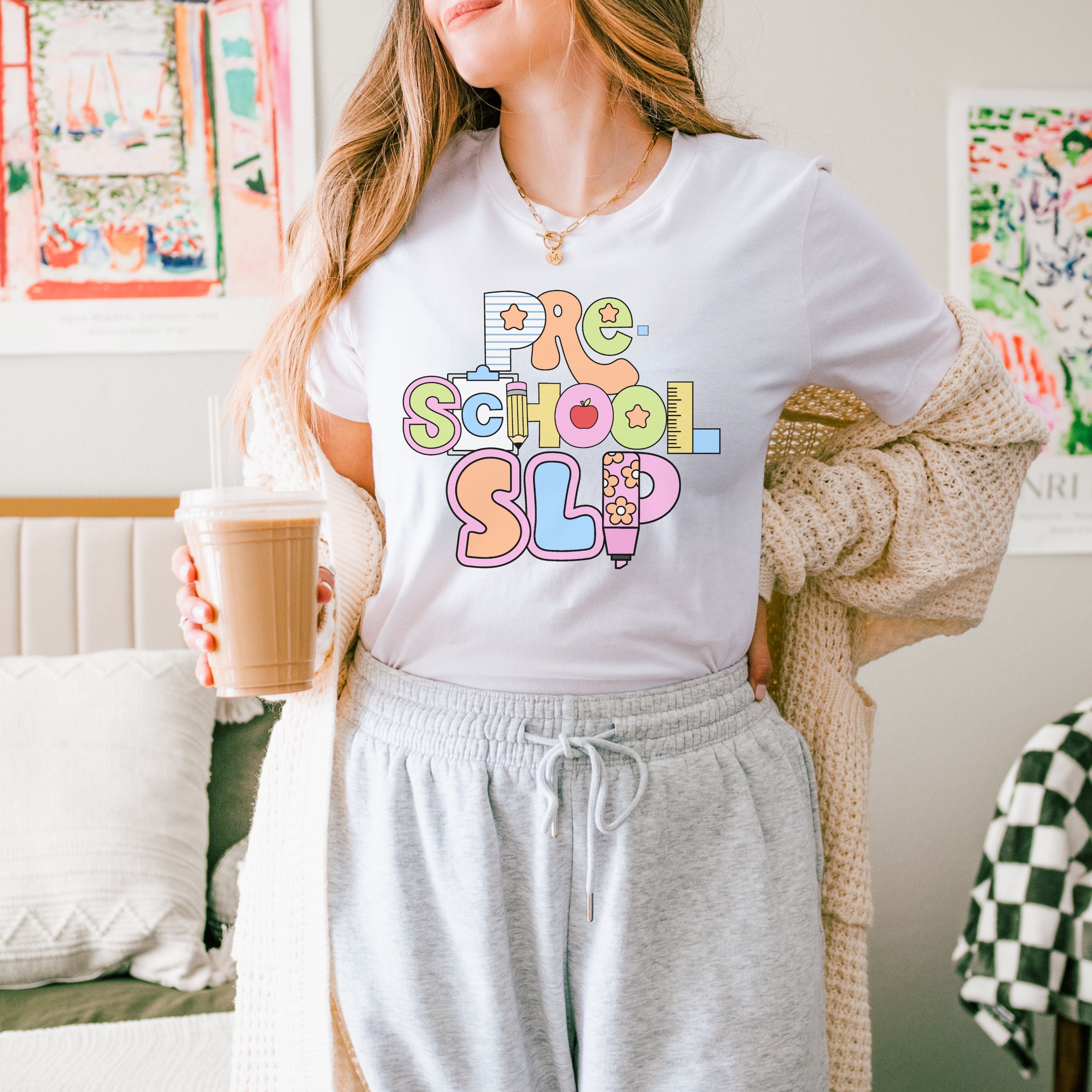 Preschool SLP Tee – Speaking of Samantics