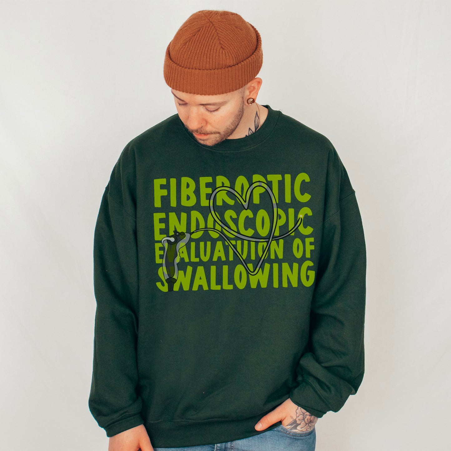 Fiberoptic Endoscopic Evaluation of Swallowing (FEES) Crewneck