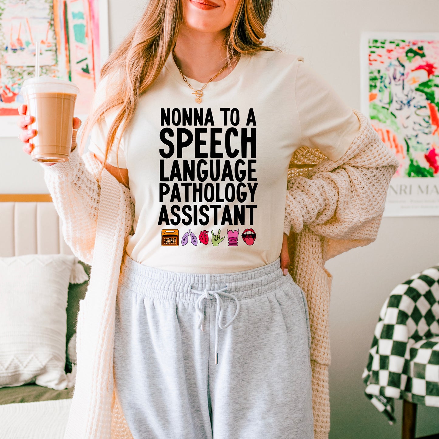 Nonna to a Speech Language Pathology Assistant (SLPA) Tee