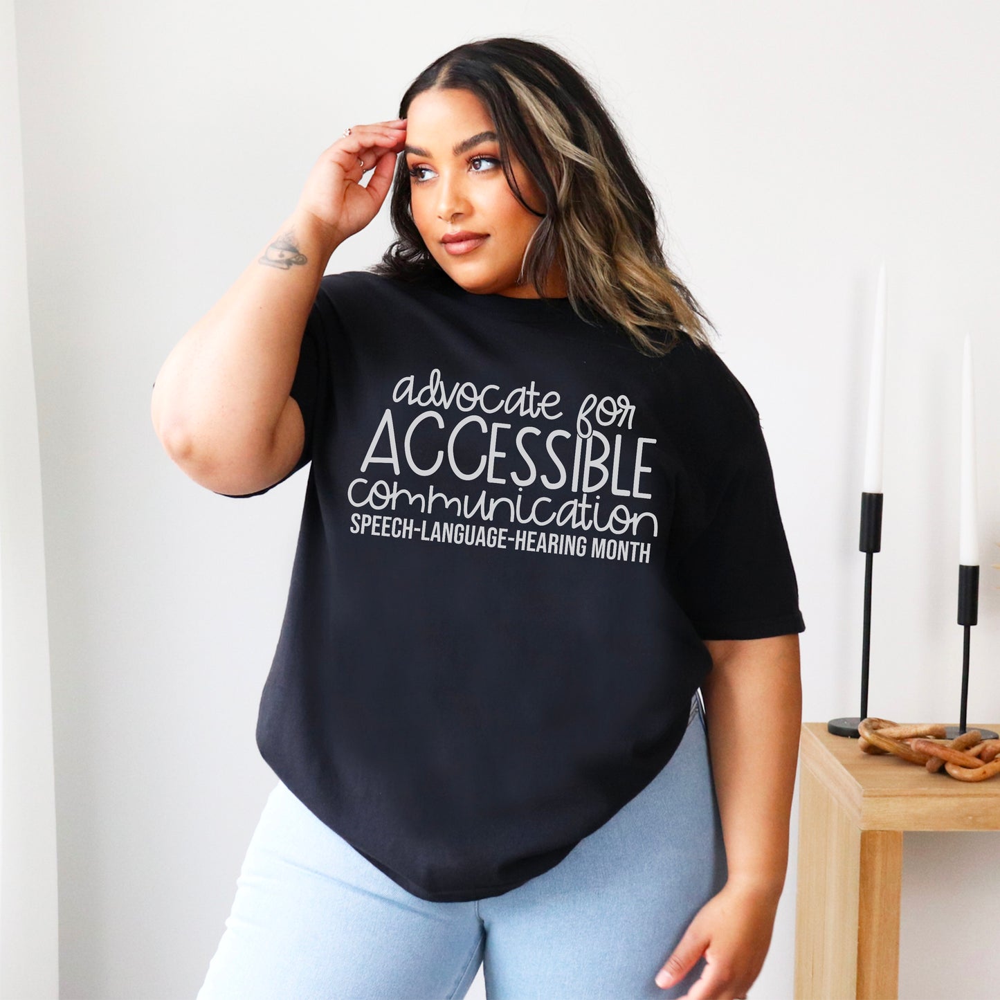 Advocate for Accessible Communication SLHM Tshirt (Comfort Colors)