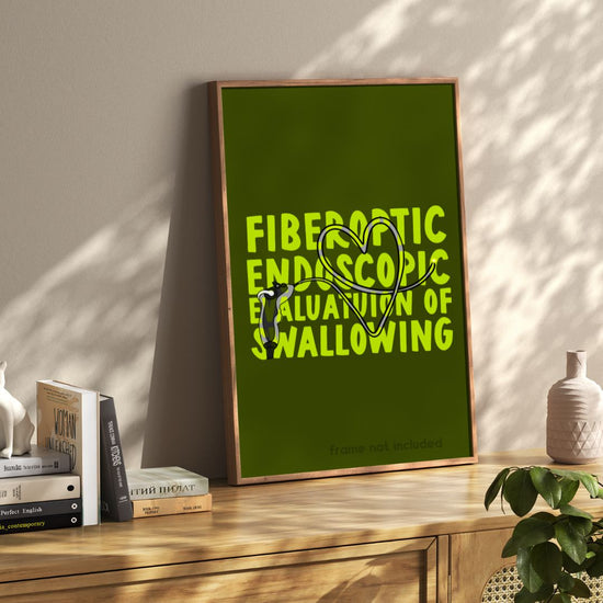 Fiberoptic Endoscopic Evaluation of Swallowing Poster (Unframed)