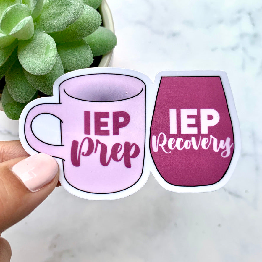 IEP Prep & Recovery Sticker