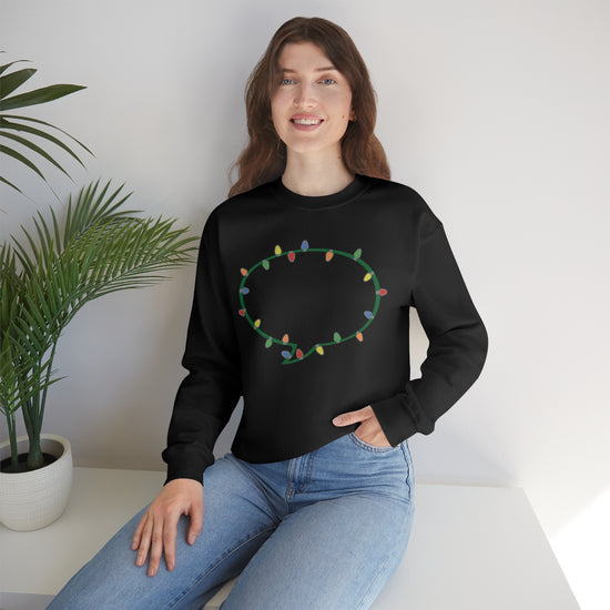 Load image into Gallery viewer, Speech Bubble Lights Crewneck
