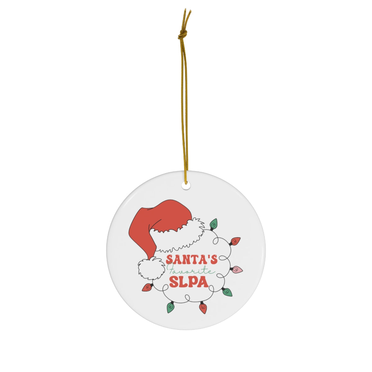 Load image into Gallery viewer, Santa&amp;#39;s Favorite SLPA Ornament
