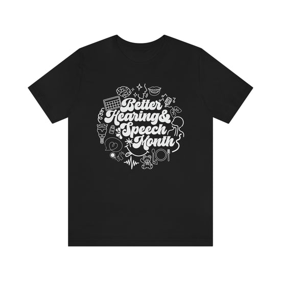 Load image into Gallery viewer, Better Hearing and Speech month Circle Tee
