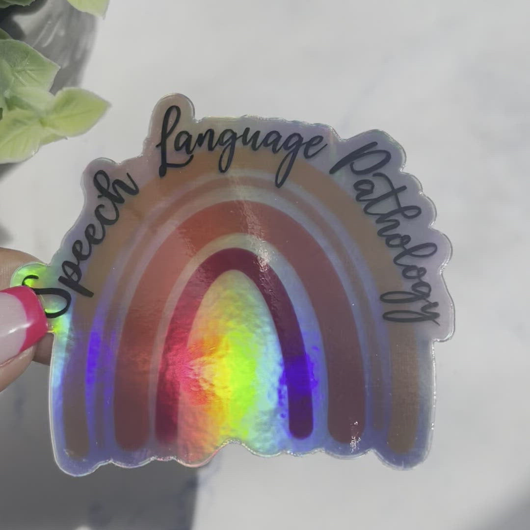 Cargar y reproducir el video en el visor de la galería, Rainbow Holographic Sticker
