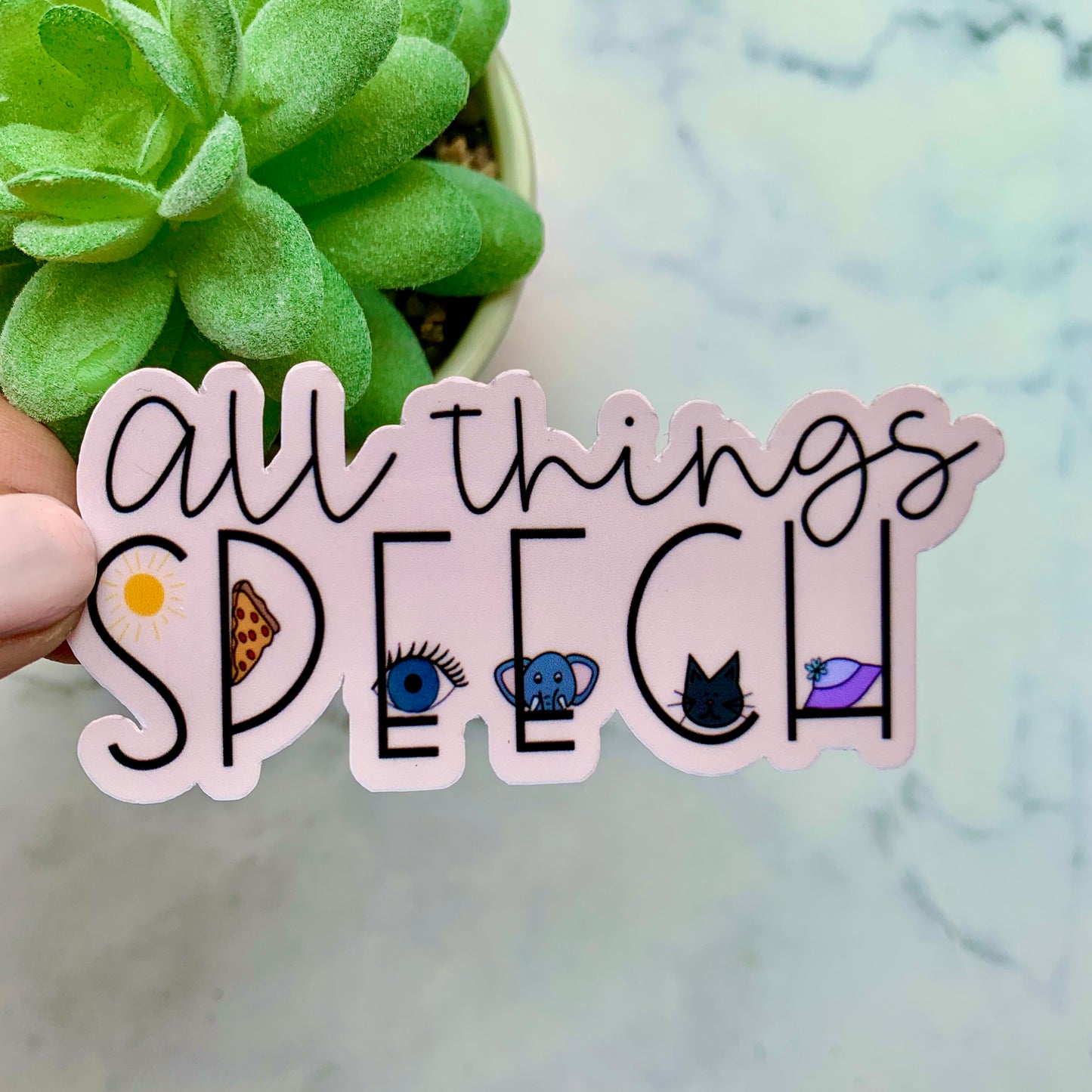 Load image into Gallery viewer, All Things Speech Sticker
