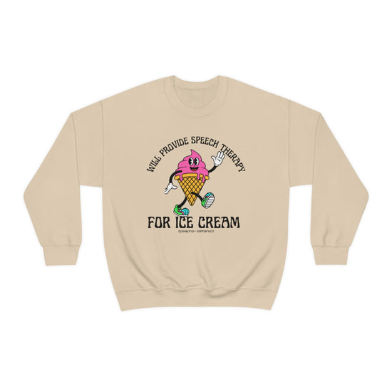 Will Provide Speech Therapy For Ice Cream Crewneck