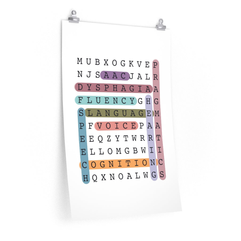 Cargar imagen en el visor de la galería, Big 9 Crossword Puzzle Poster
