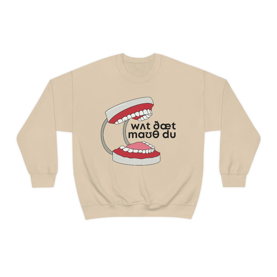 Load image into Gallery viewer, What that Mouth Do (IPA) Crewneck
