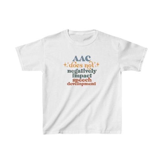 Load image into Gallery viewer, AAC Does Not Negatively Impact Speech Delay Kids Tee
