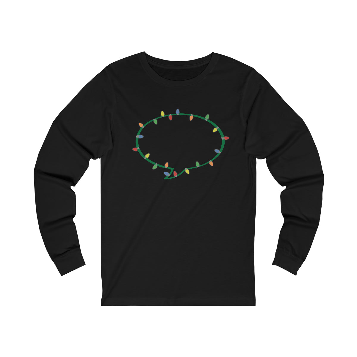 Load image into Gallery viewer, Speech Bubble Lights Long Sleeve Tee
