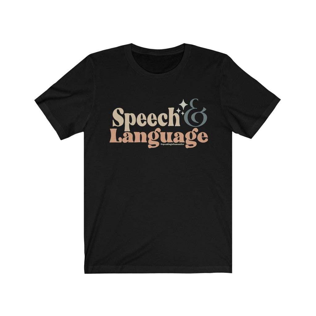 Speech & Language Tee