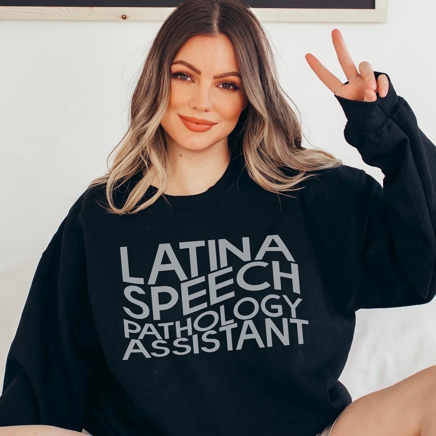 Latina Speech Pathology Assistant Crewneck
