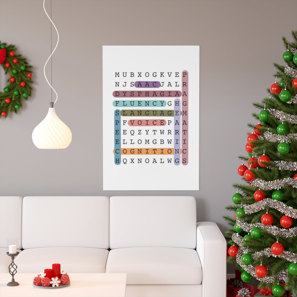 Cargar imagen en el visor de la galería, Big 9 Crossword Puzzle Poster
