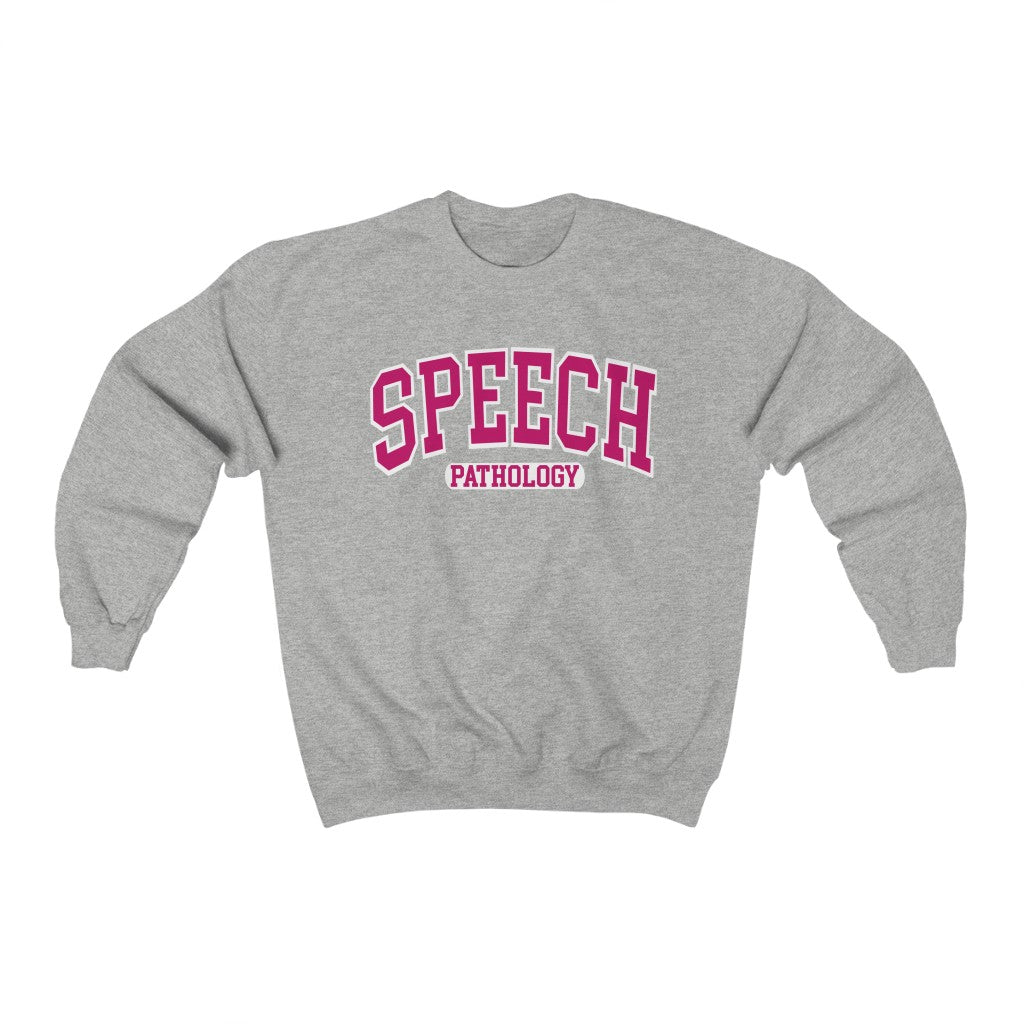 Speech Pathology Pink Crewneck