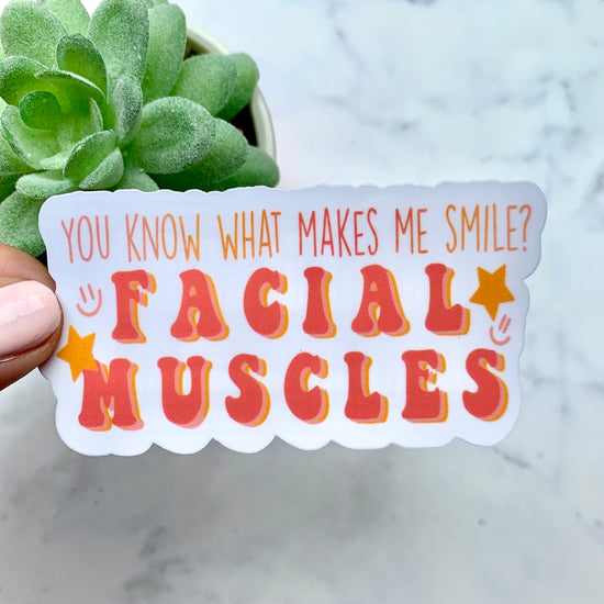 Facial Muscles Sticker