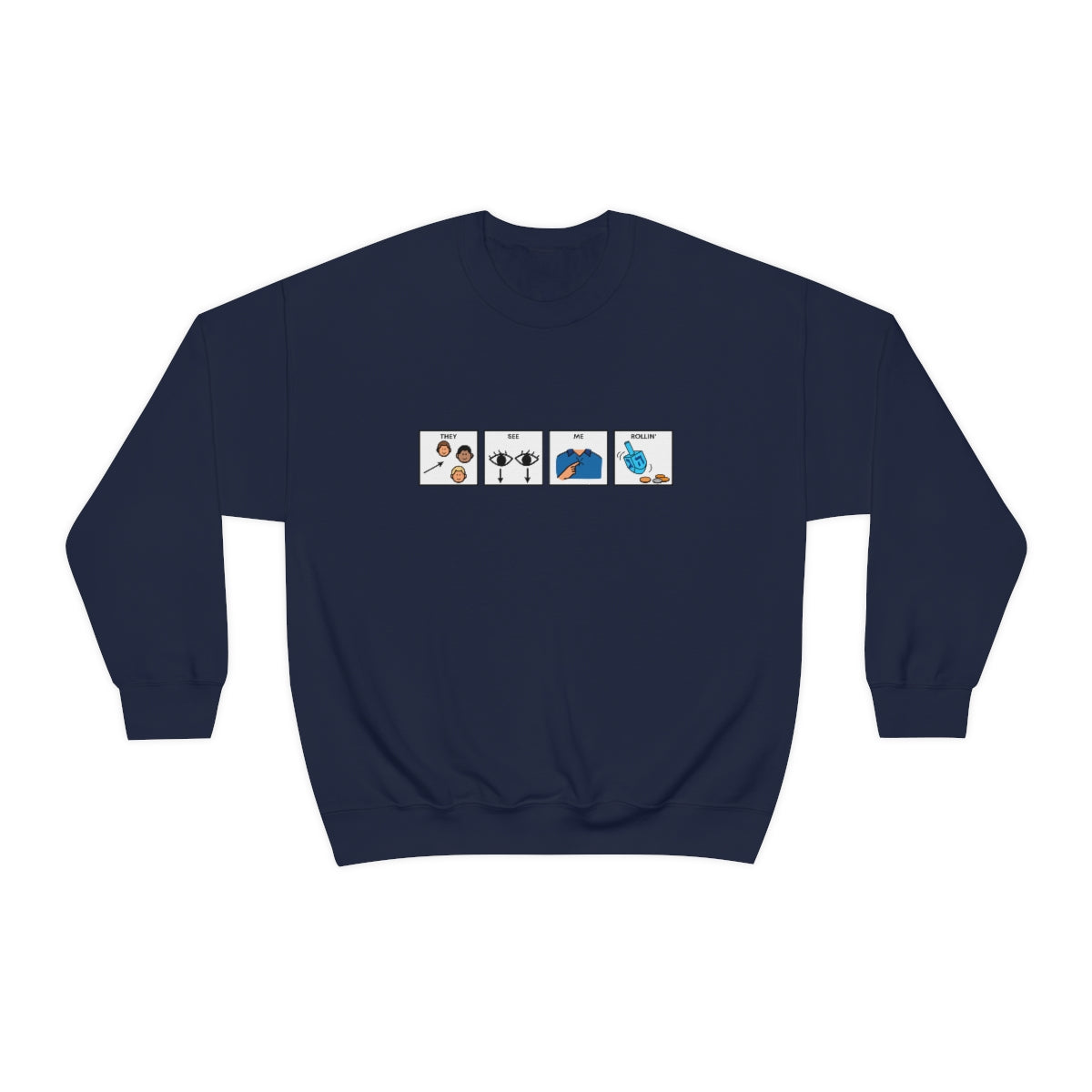 Load image into Gallery viewer, They See Me Rollin&amp;#39; AAC Crewneck
