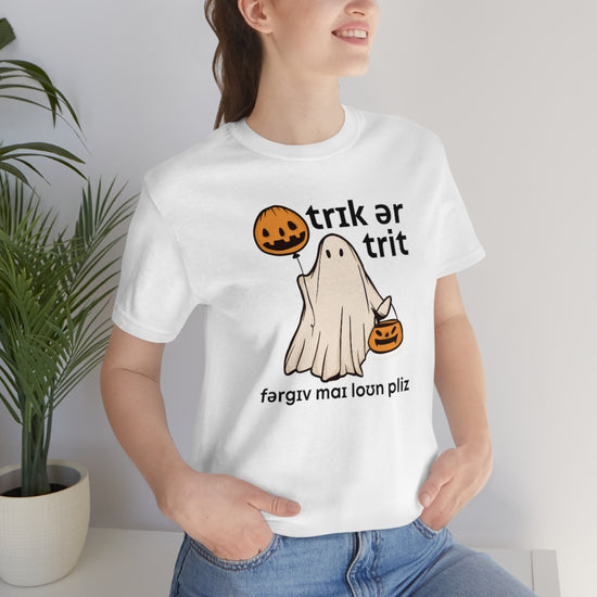 Trick or Treat Forgive My Loans Please (IPA) Tee