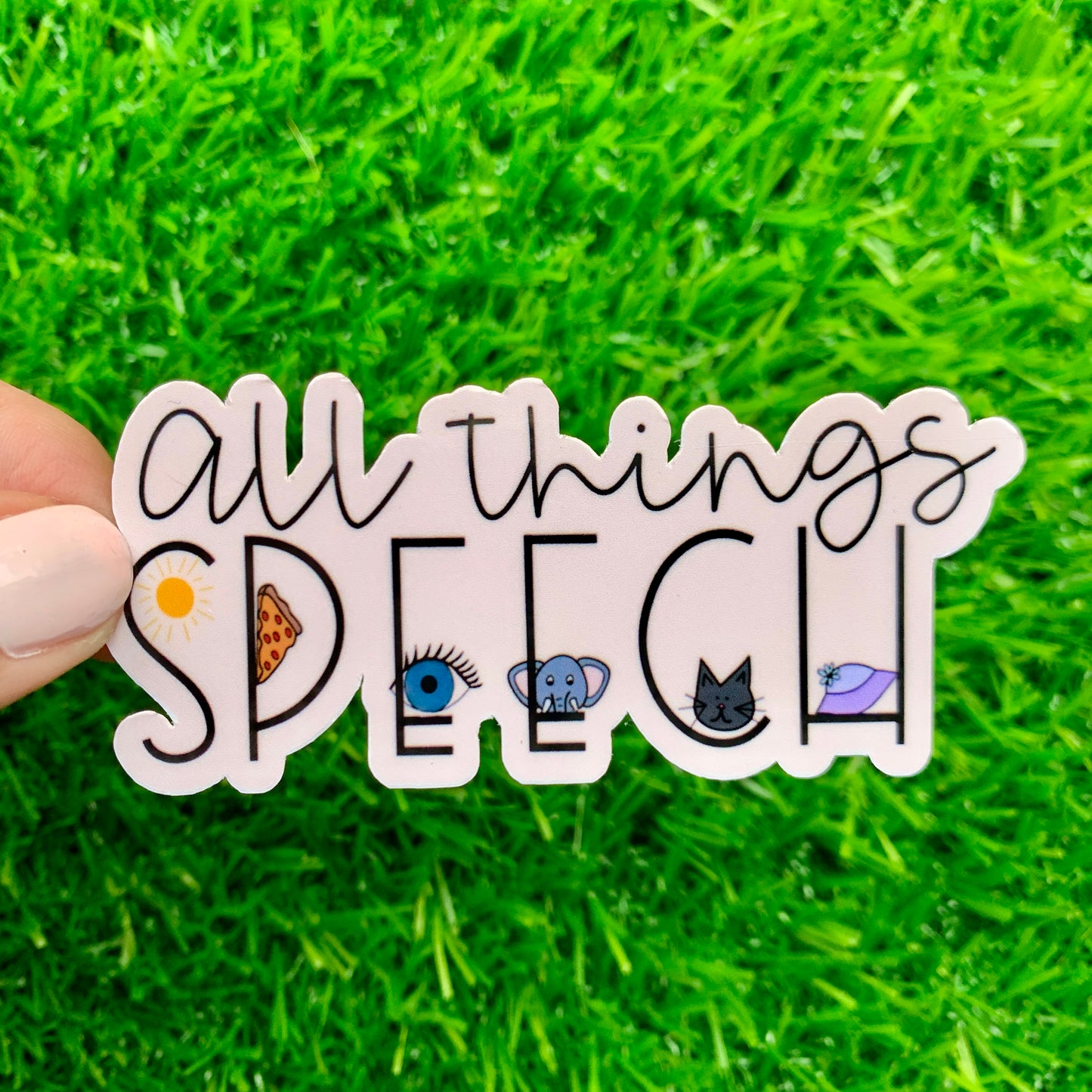 Load image into Gallery viewer, All Things Speech Sticker
