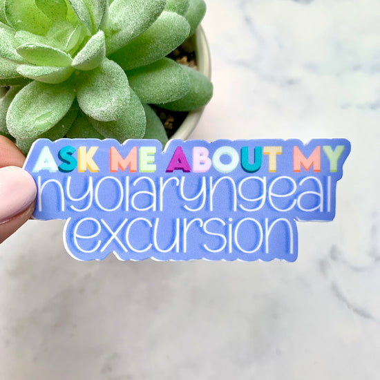Hyolaryngeal Excursion Sticker