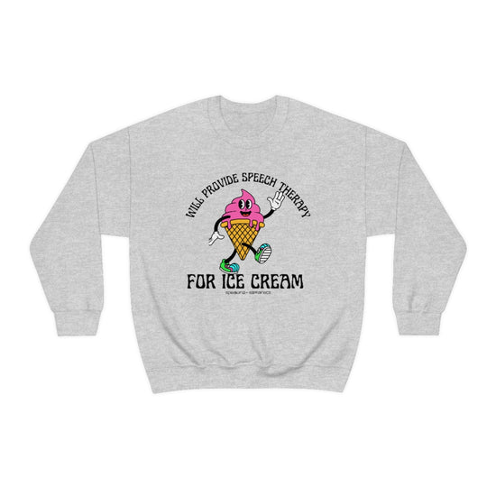 Load image into Gallery viewer, Will Provide Speech Therapy For Ice Cream Crewneck
