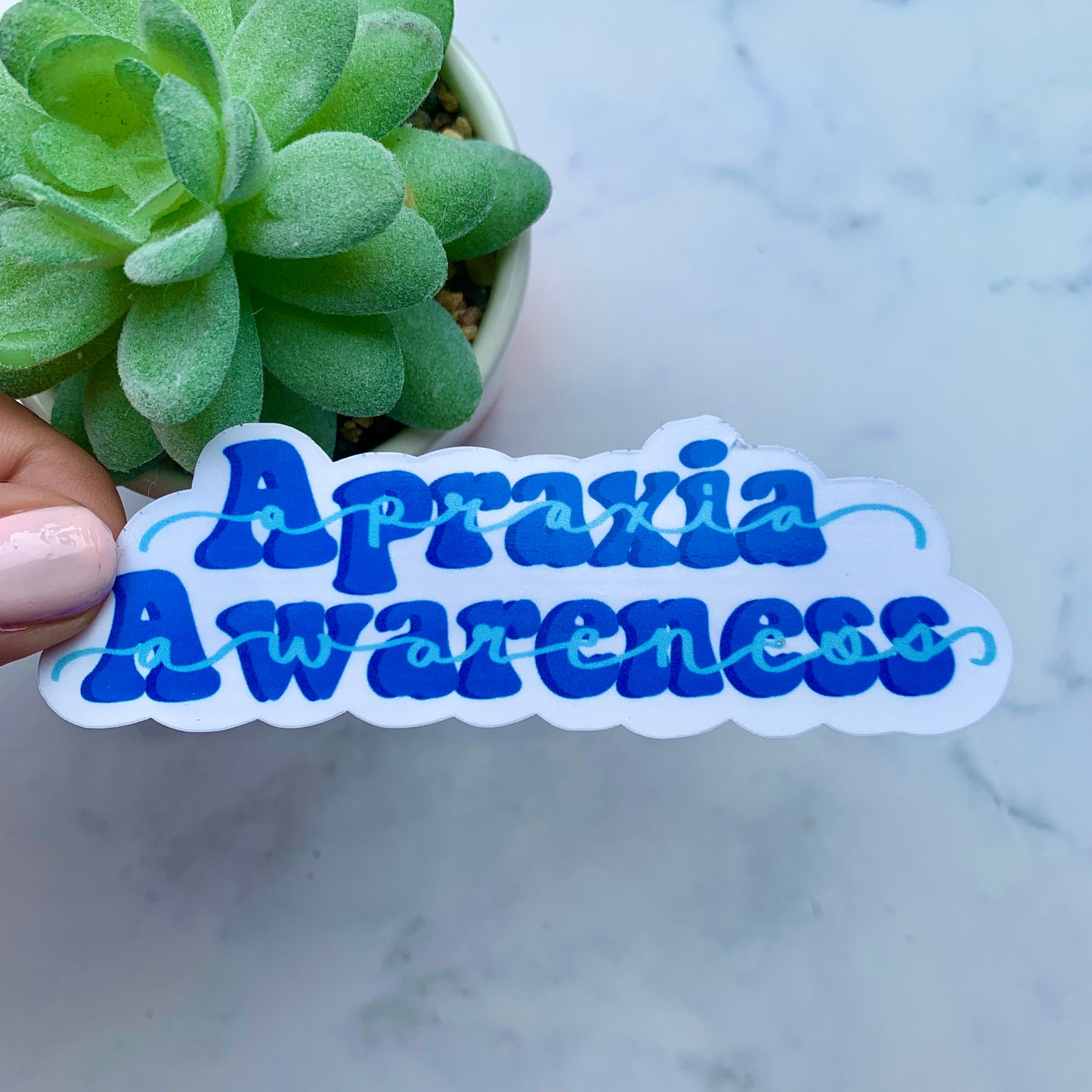 Apraxia Awareness Sticker