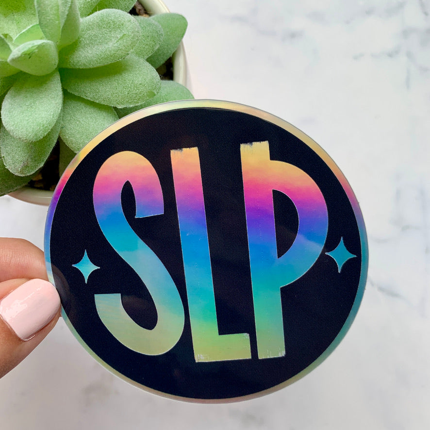 Load image into Gallery viewer, SLP Holographic Circle Sticker
