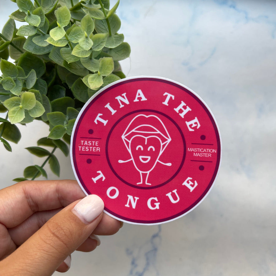 Tina the Tongue Sticker